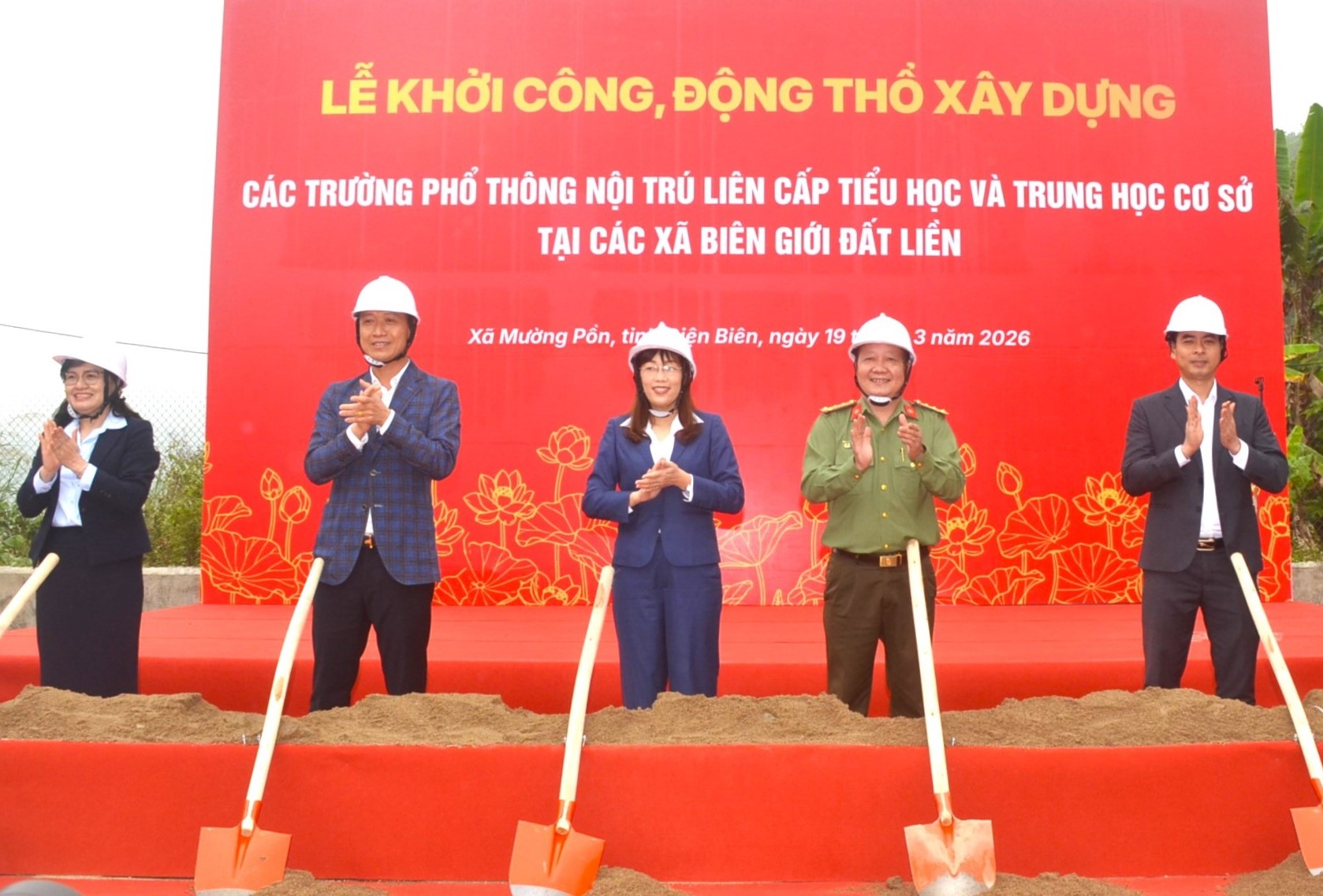 Khởi công xây dựng Trường Phổ thông Nội trú liên cấp Tiểu học và THCS xã Mường Pồn 