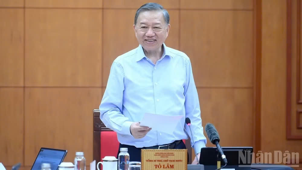 Thông báo Kết luận của Tổng Bí thư, Chủ tịch nước Tô Lâm về xây dựng Nghị quyết mới về cán bộ, công tác cán bộ