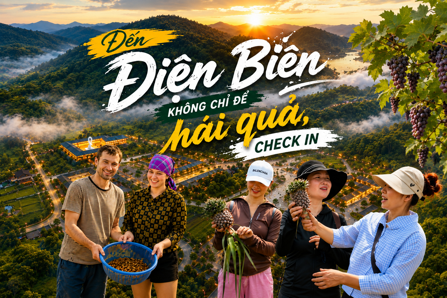 Đến Điện Biên không chỉ để hái quả, check in