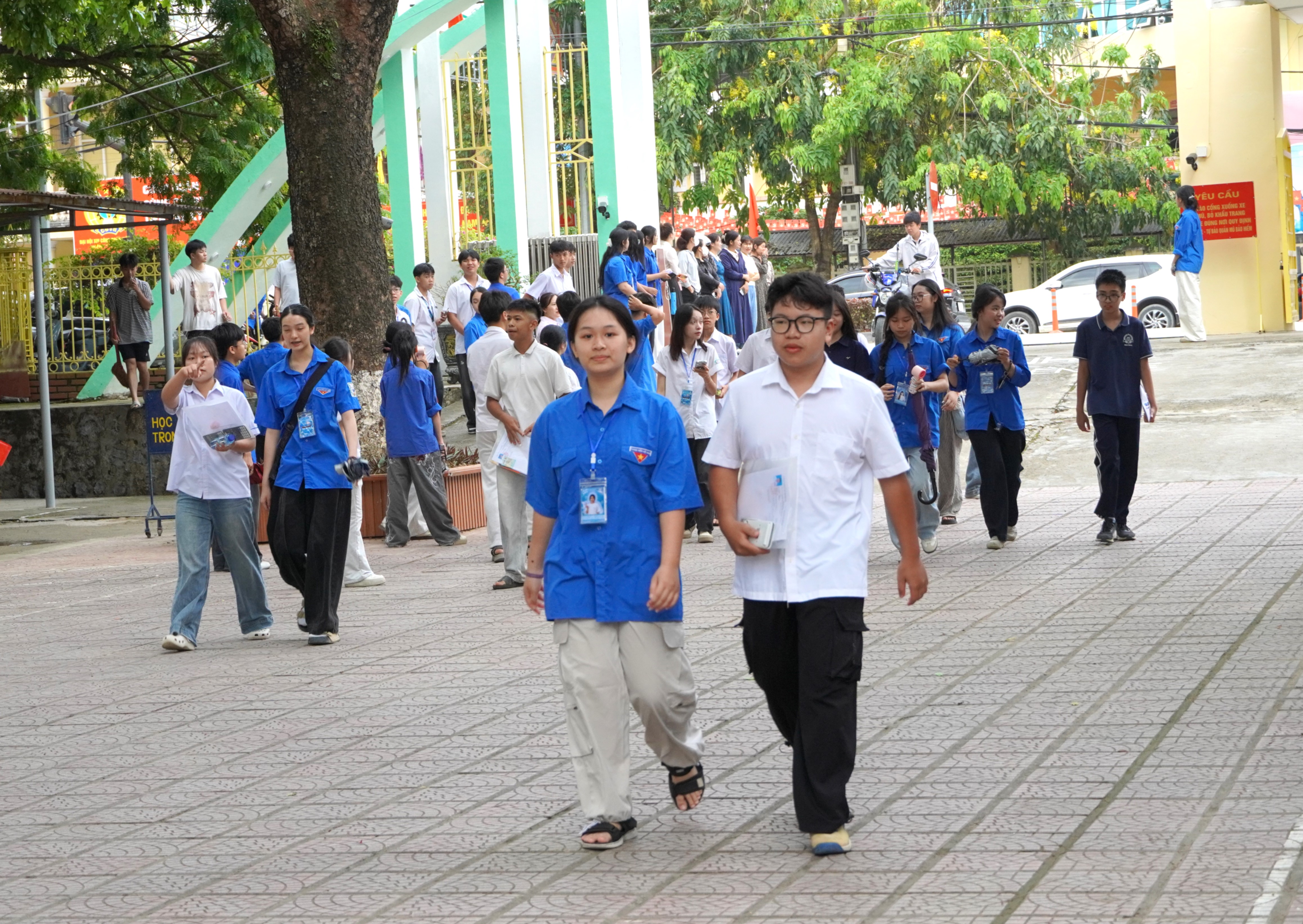 Học sinh Điện Biên hoàn thành ngày thi đầu tiên kỳ thi tuyển sinh lớp 10