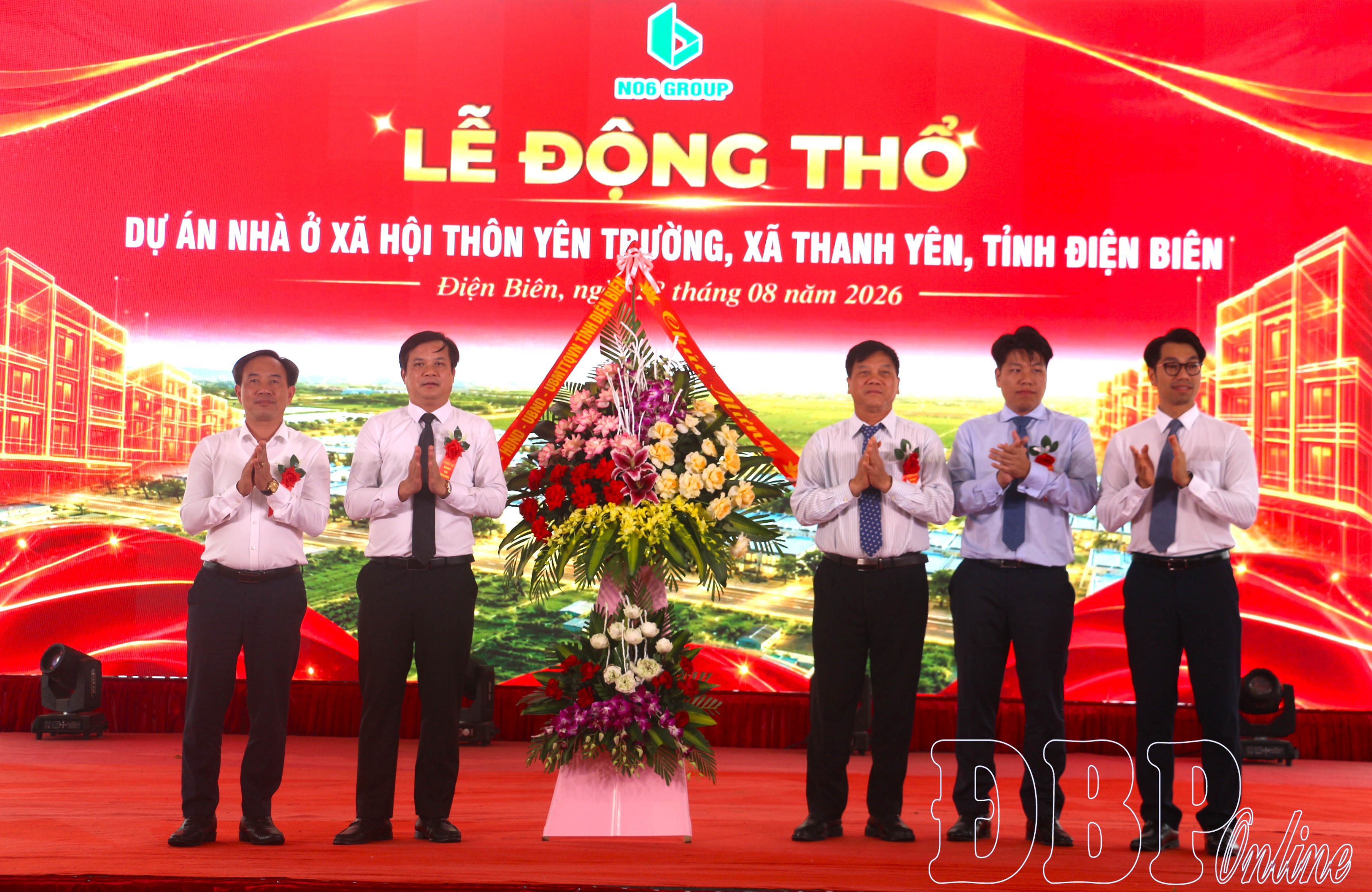 Động thổ Dự án Nhà ở xã hội tại thôn Yên Trường, xã Thanh Yên