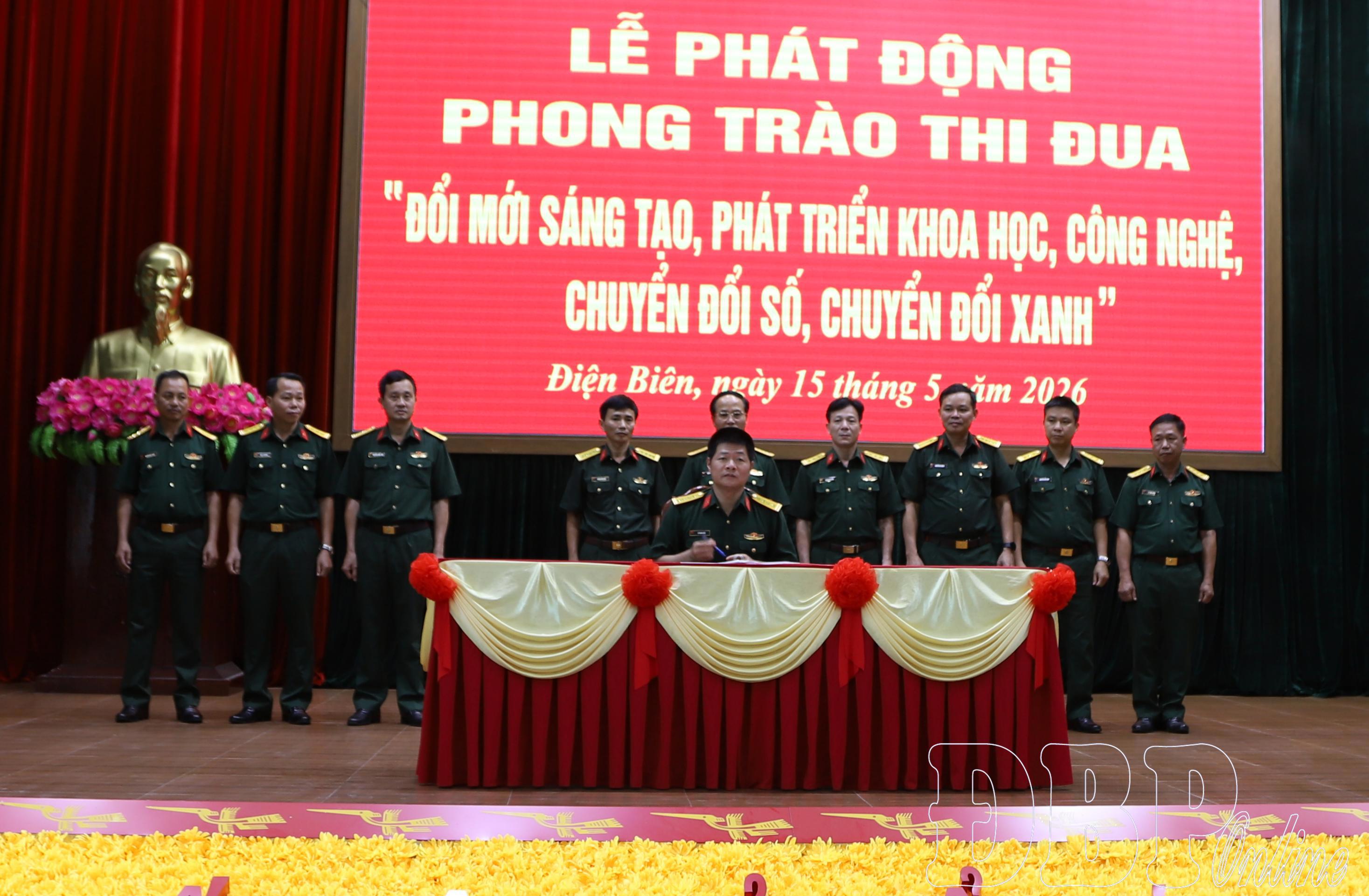 Lực lượng vũ trang thi đua “Đổi mới sáng tạo, phát triển khoa học, công nghệ, chuyển đổi số, chuyển đổi xanh”