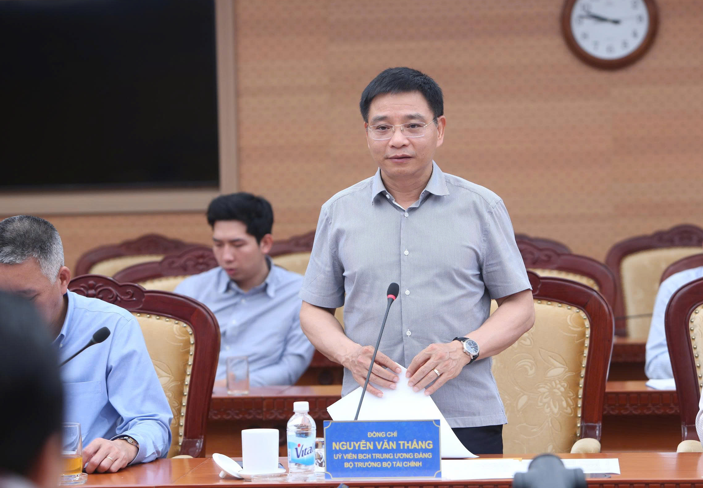 Thường trực Tỉnh ủy Điện Biên làm việc với Bộ Tài chính 