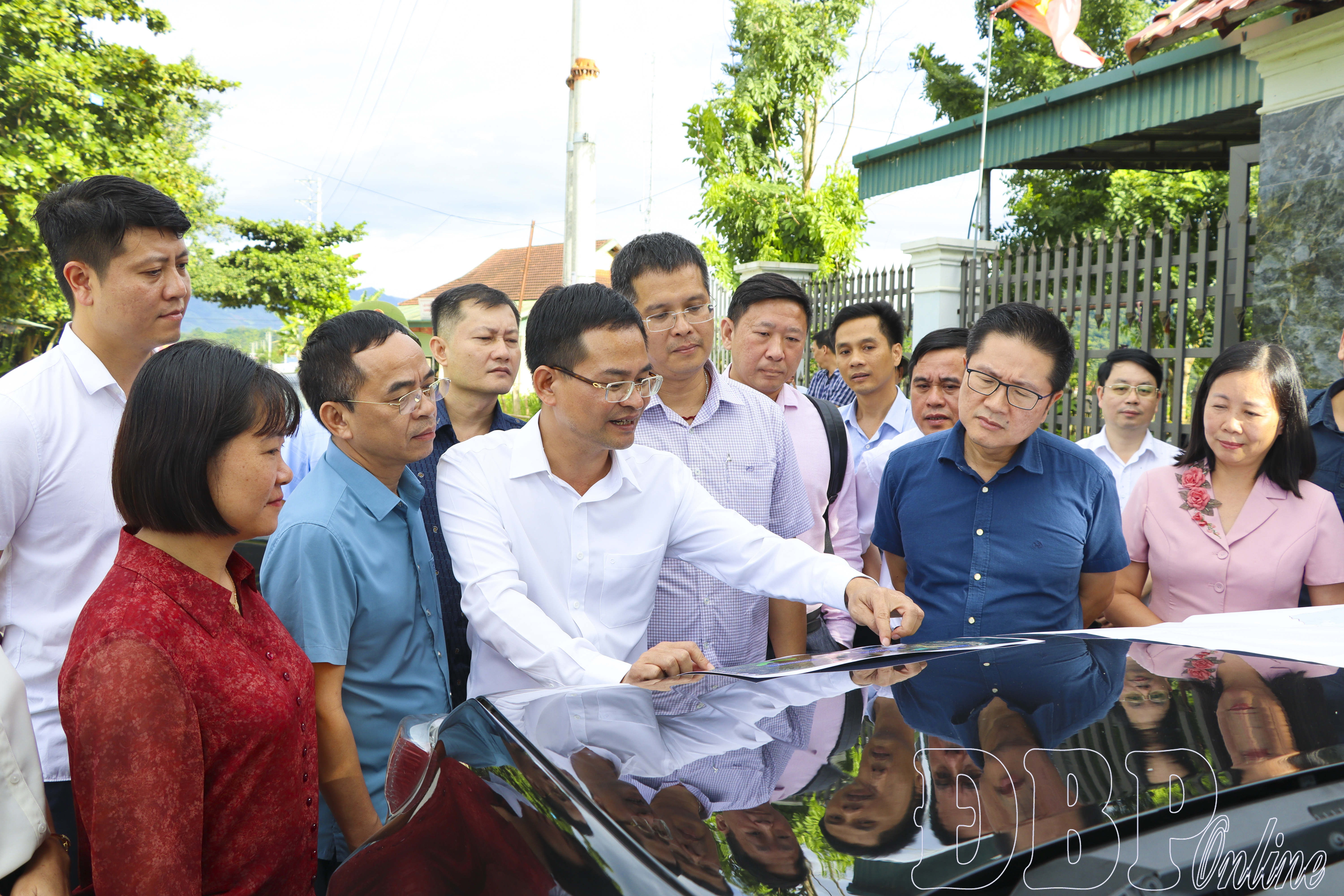 Tập đoàn VSIP Việt Nam khảo sát, nghiên cứu một số vị trí dự kiến đầu tư tại xã Thanh An
