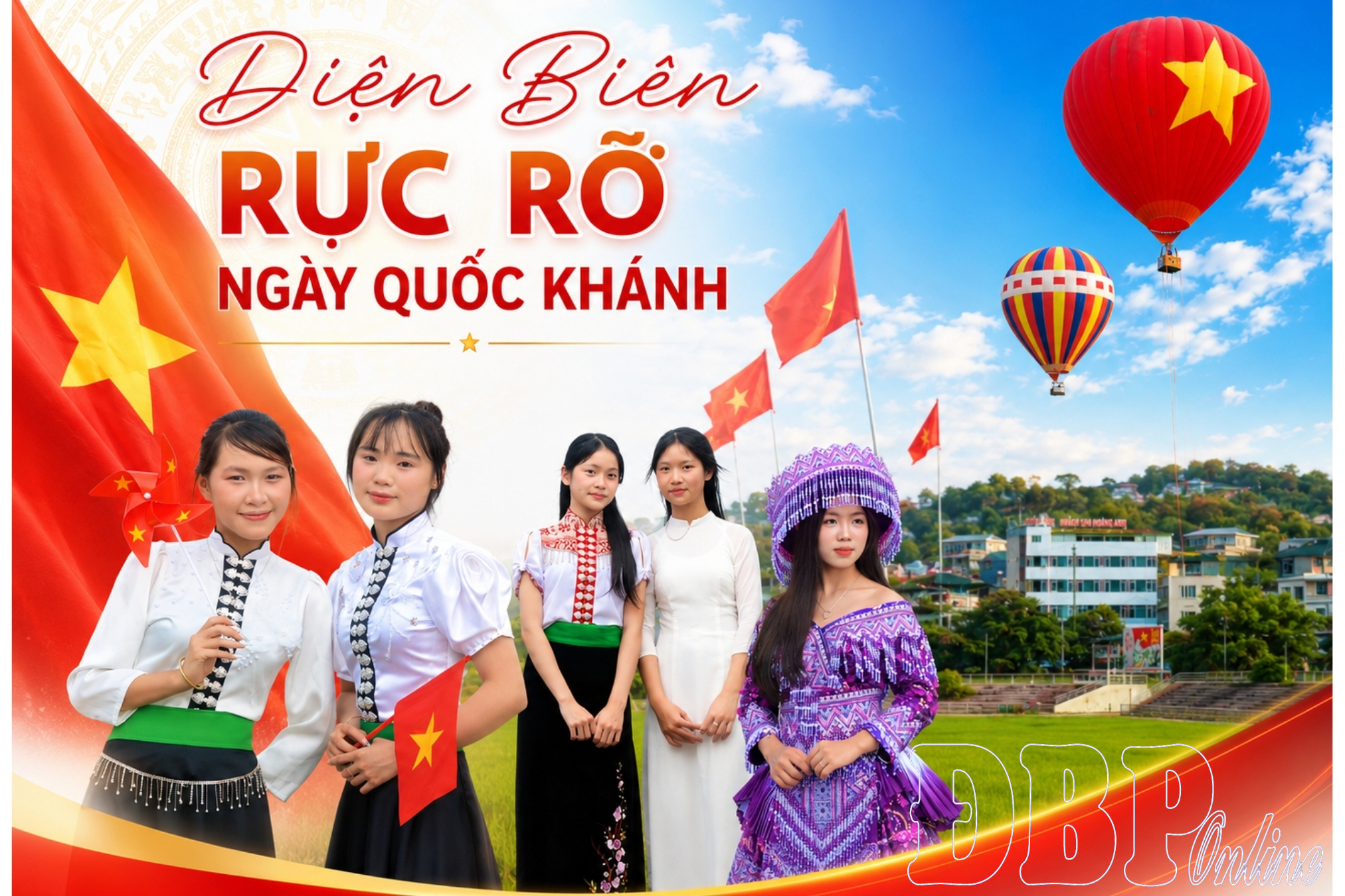 Điện Biên rực rỡ ngày Quốc khánh