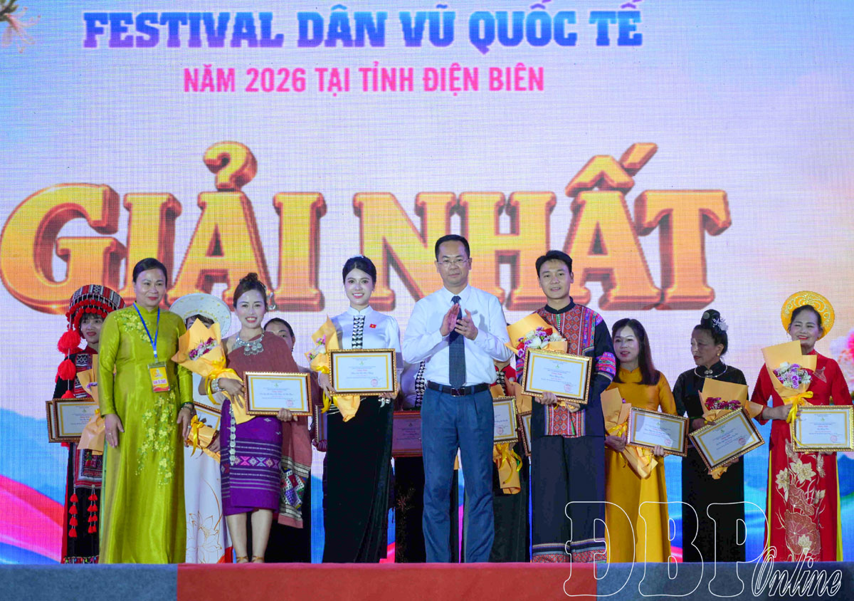 Trao giải và bế mạc Festival Dân vũ năm 2026 