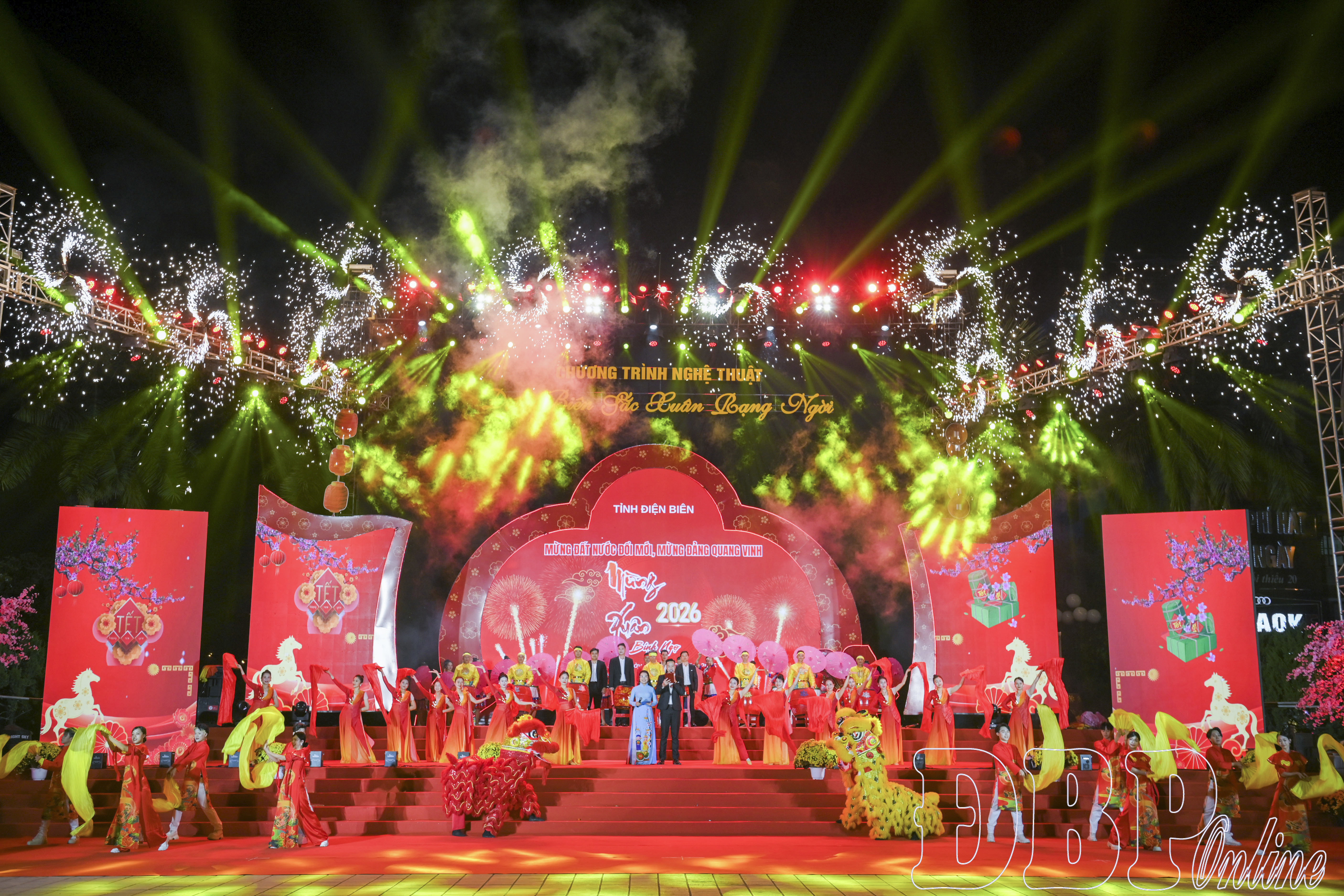 Đặc sắc chương trình nghệ thuật đêm giao thừa “Điện Biên - Sắc xuân rạng ngời”