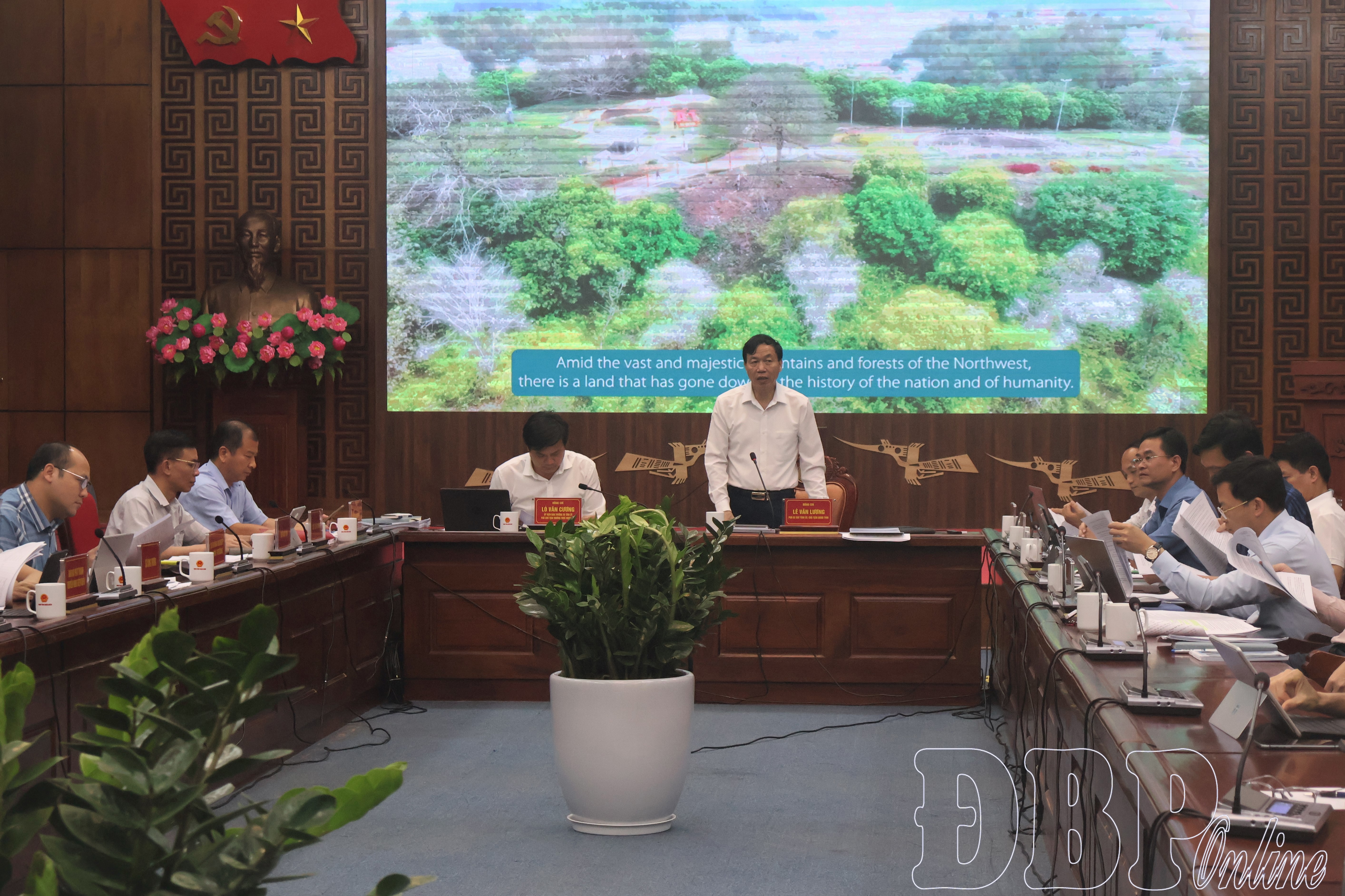 Thống nhất nội dung, phân công nhiệm vụ tổ chức hội nghị xúc tiến đầu tư tỉnh Điện Biên