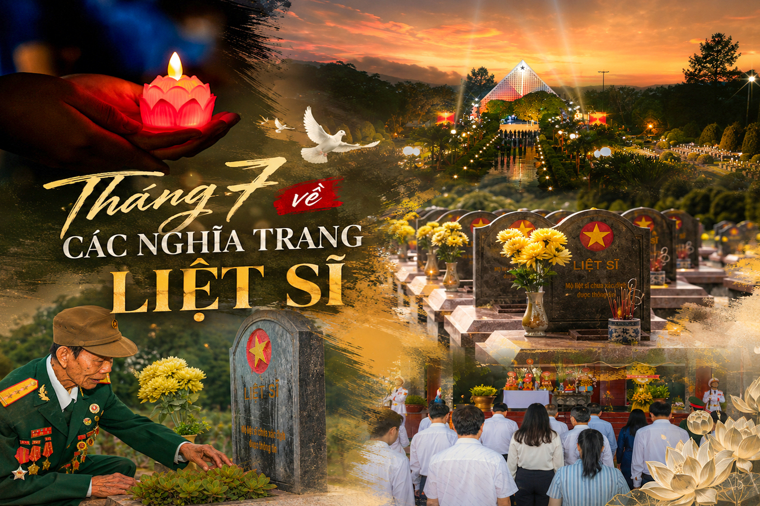 Tháng 7 về các nghĩa trang liệt sĩ