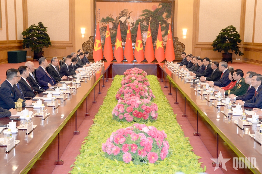 Tổng Bí thư, Chủ tịch nước Tô Lâm hội đàm với Tổng Bí thư, Chủ tịch Trung Quốc Tập Cận Bình