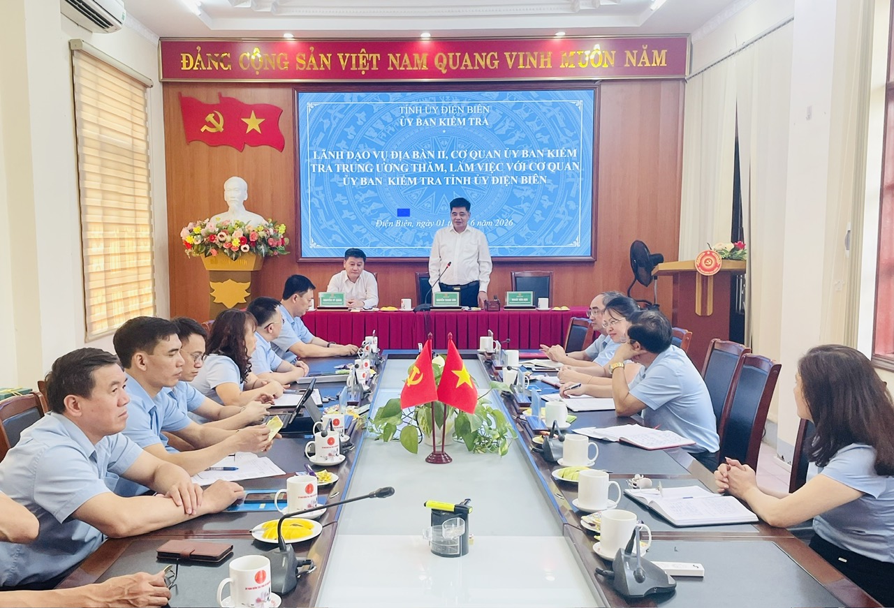 Đoàn công tác Cơ quan UBKT Trung ương trao đổi nghiệp vụ kiểm tra, giám sát