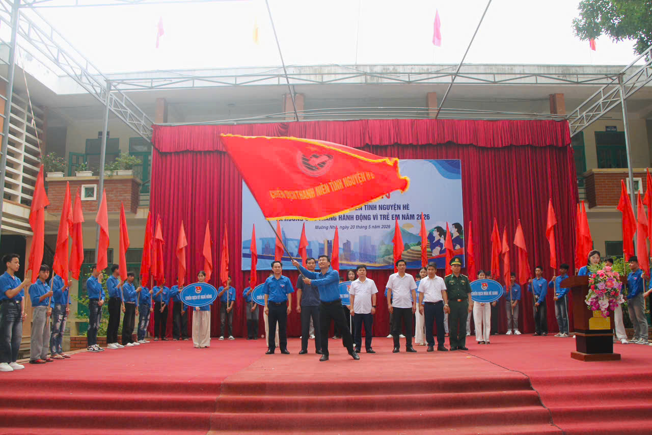 Điện Biên ra quân Chiến dịch thanh niên tình nguyện hè năm 2026
