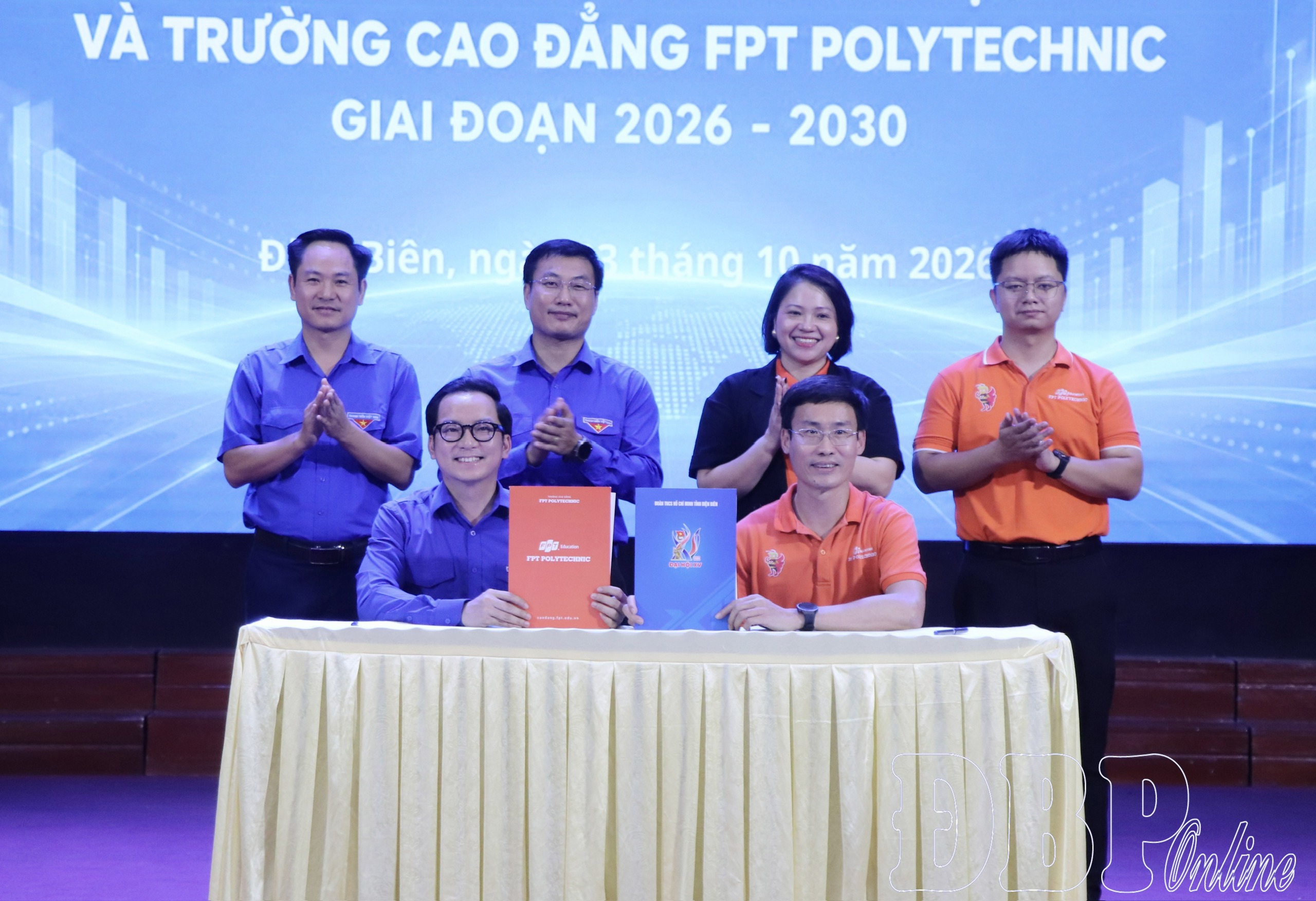 Tỉnh đoàn Điện Biên ký thỏa thuận hợp tác với Trường Cao đẳng FPT Polytechnic