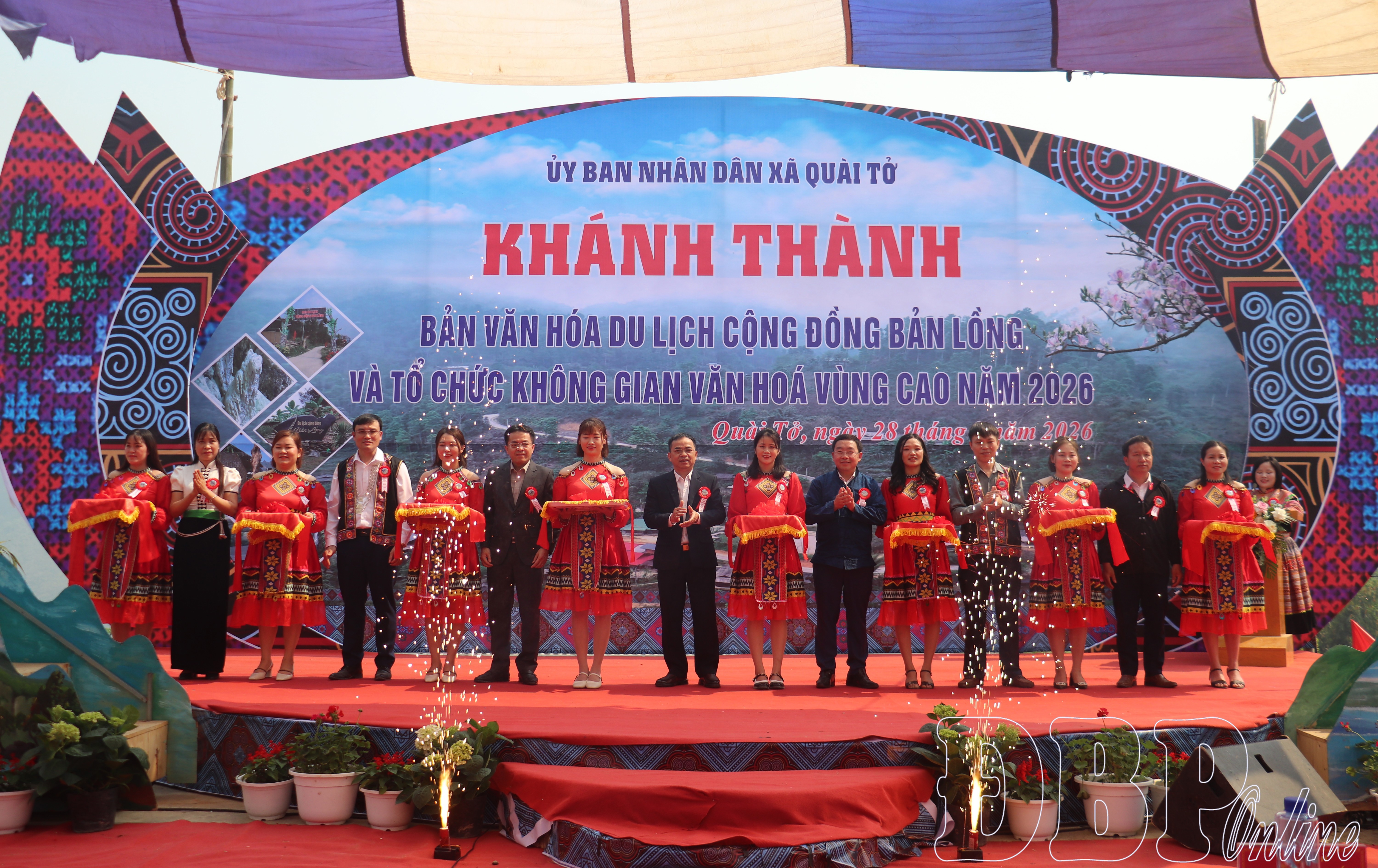 Xã Quài Tở khánh thành Bản văn hóa du lịch cộng đồng bản Lồng và tổ chức không gian văn hóa vùng cao