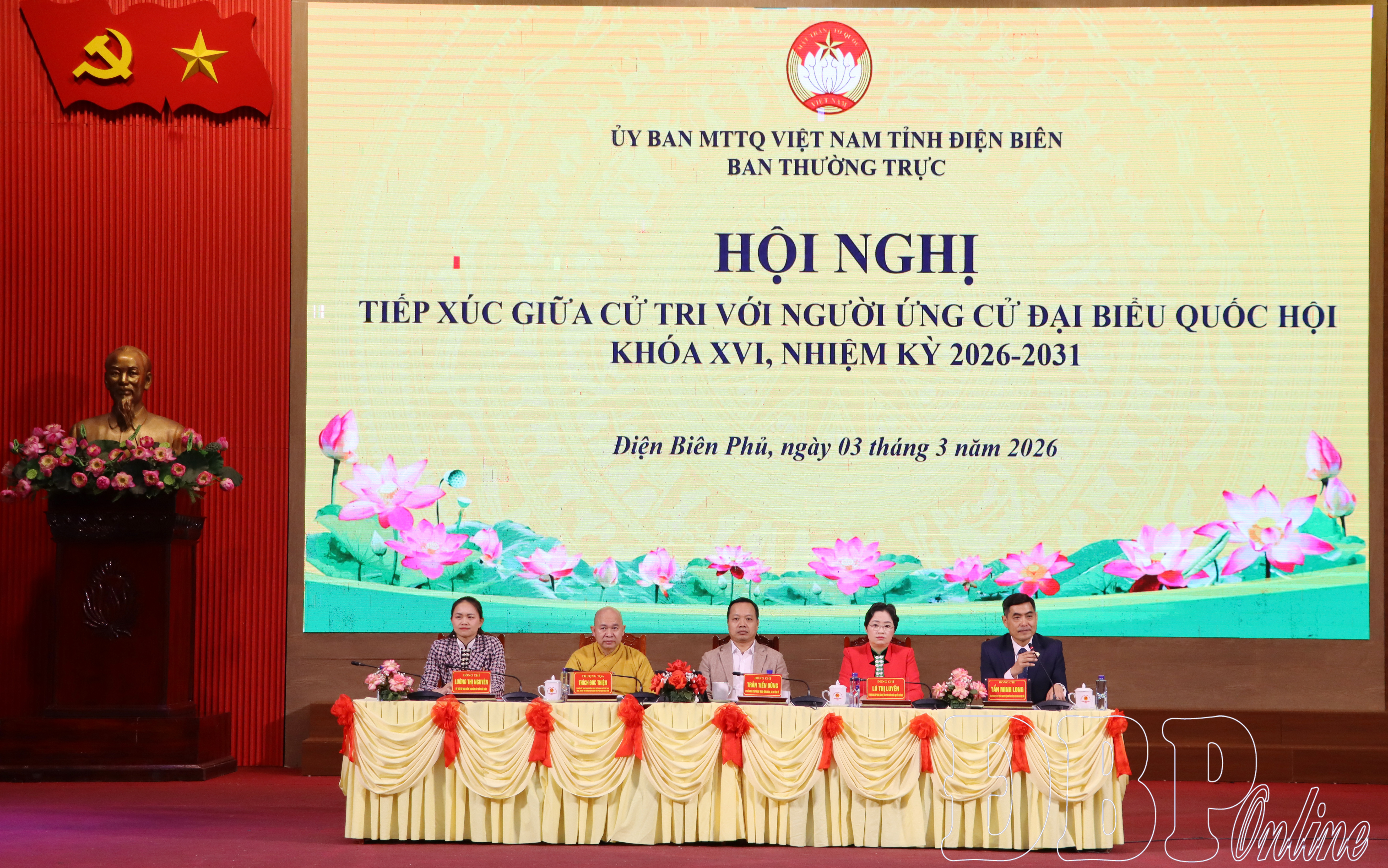 Ứng cử viên đại biểu Quốc hội khóa XVI, nhiệm kỳ 2026 – 2031 tiếp xúc cử tri phường Điện Biên Phủ