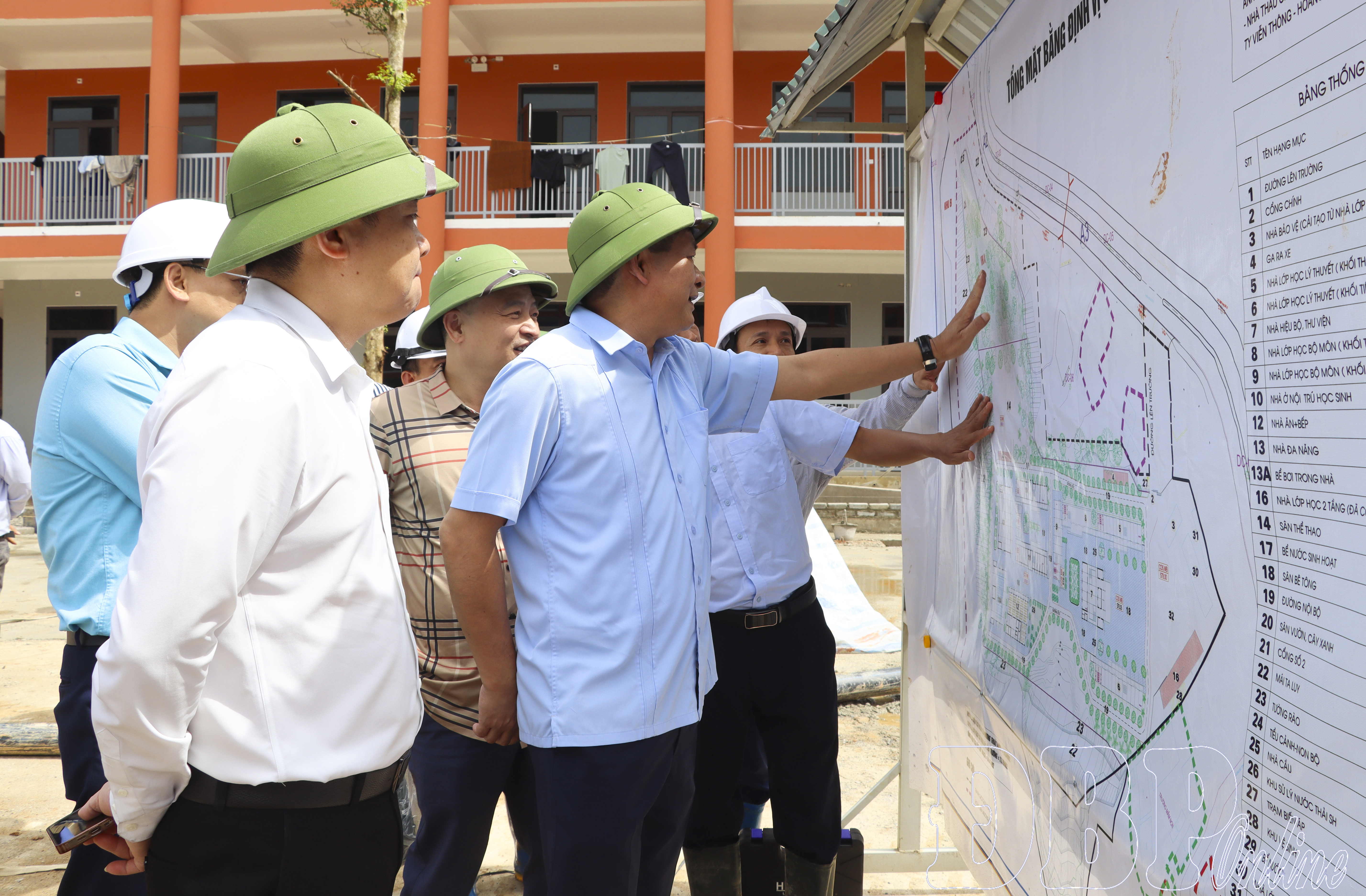 Phó Bí thư Thường trực Tỉnh ủy Lê Thành Đô kiểm tra tiến độ Dự án Trường Phổ thông nội trú liên cấp xã Mường Nhà
