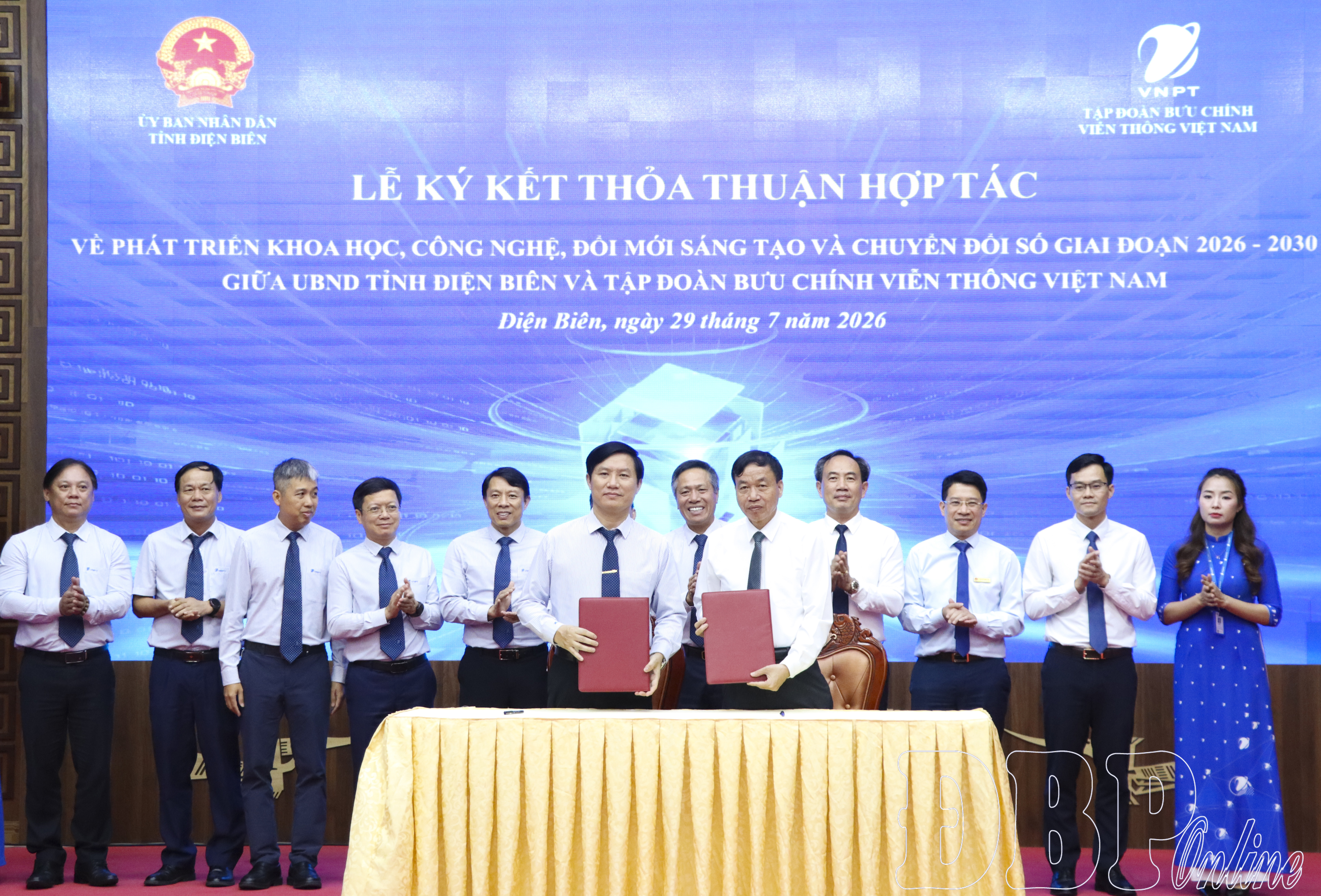 Điện Biên và Tập đoàn VNPT ký kết hợp tác