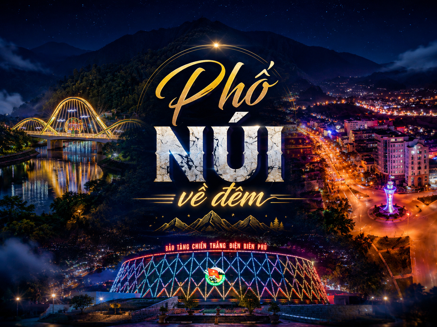 Phố núi về đêm