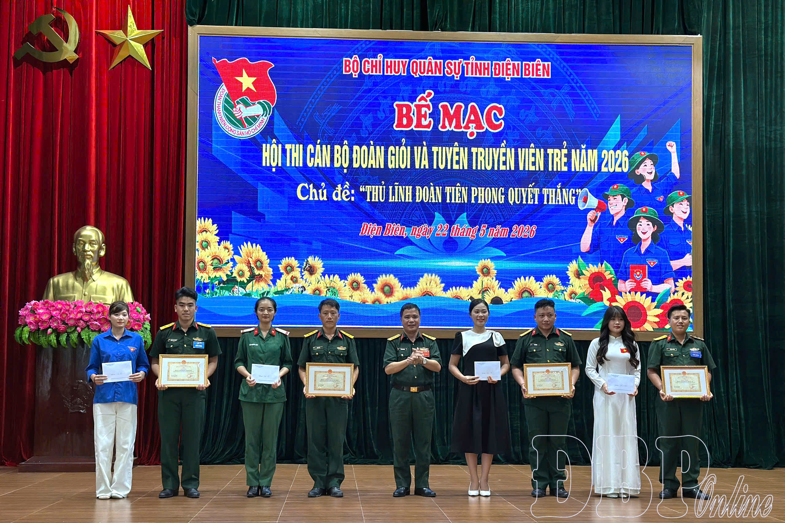 Trung đoàn 741 giành giải Nhất Hội thi cán bộ Đoàn giỏi và Tuyên truyền viên trẻ năm 2026
